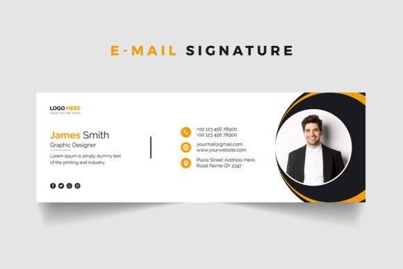 Clean Corporate Email Signature Template