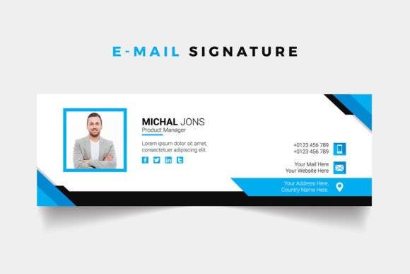 Modern Corporate Email Signature Design