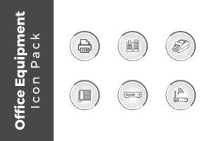 Office Equipment Icon Pack