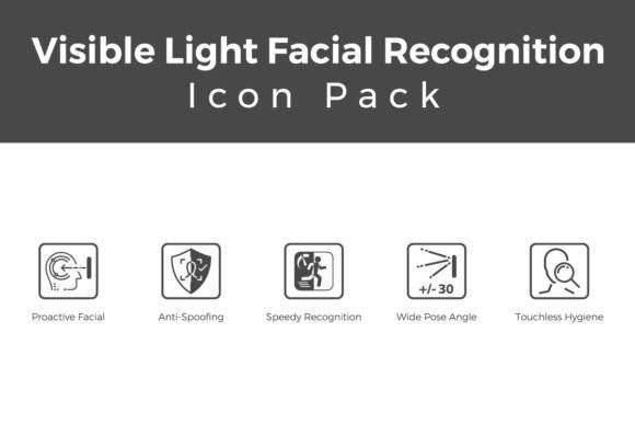 Visible Light Facial Recognition Icon Pack