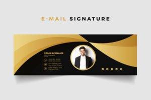 Luxury Email Signature Template Design