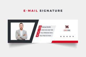 Modern Corporate Email Signature Design Template