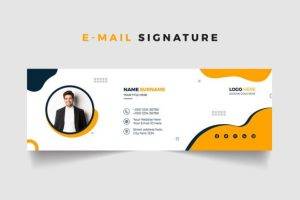 Modern Email Signature Template Design