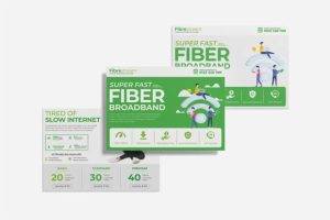 Super Fast Fiber Broadband Marketing EDDM Postcard