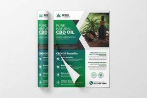 Hemp Product Flyer Template