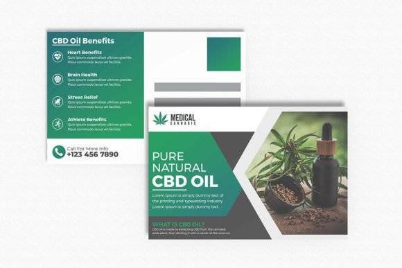 Hemp Product Postcard Template